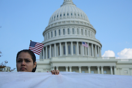 Immigration activists marched on the Capitol last October - Photo: Jelena Kopanja/Fi2W