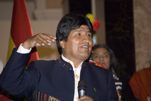 Evo Morales - Photo: Sebastian Baryli/flickr
