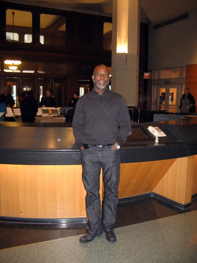 Garry Pierre-Pierre, Editor and Publisher of The Haitian Times, at the CUNY Journalism School
