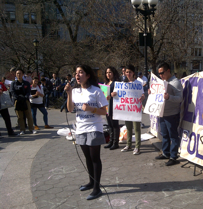 A dozen young people came out as undocumented immigrants