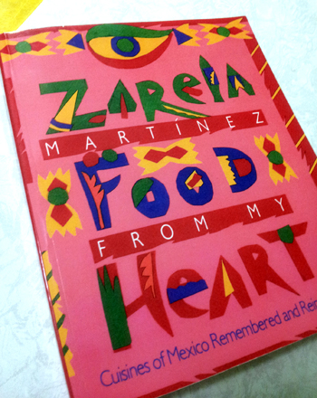 One of Zarela Martinez's cookbooks