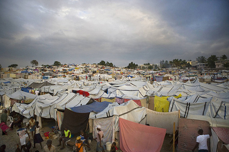 Camp Daihatsu, an internally displaced persons camp in Port-au-Prince - Photo: Talia Frenkel/American Red Cross.