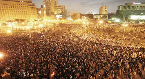 Tahrir (Liberation) Square on January 25, 2011