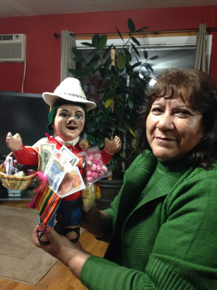 Blanca Morales, organizer of this year's 'Alasitas' festival in Corona, Queens. (Photo: Miranda Shafer)