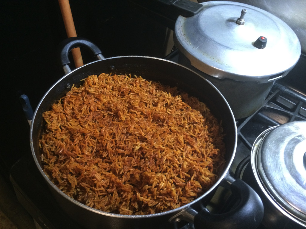  Jollof rice, a Nigerian rice dish