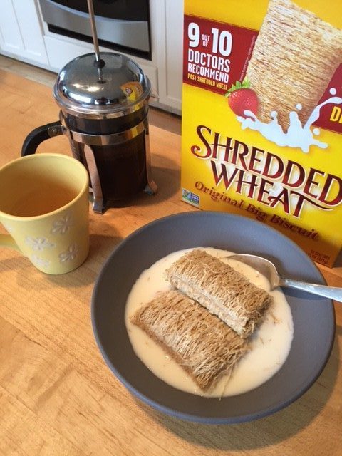 Shredded Wheat and Coffee